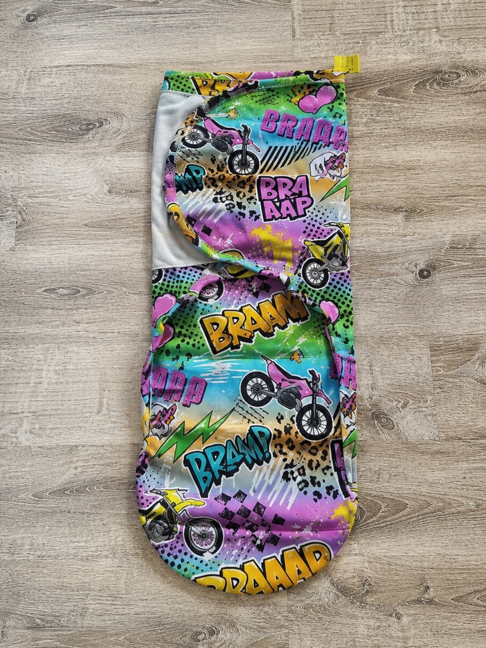 Dirt Bike Baby Swaddle Newborn 0-3M Motocross Baby Boy/Girl NWT Strictly Wild